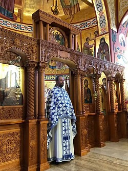 Богослужење у храму Архангела Гаврила у Чајетини на Златибору